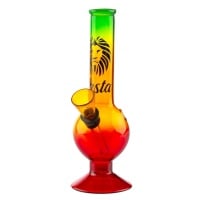 Bong Cristal Rasta Leon 16 cm