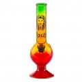 Bong Cristal Rasta Leon 16 cm