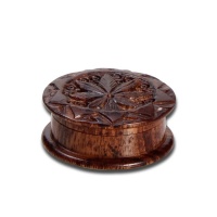 Grinder Madera Palosanto Leaf 35mm