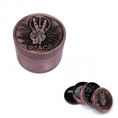Grinder Polinizador Metal Peace Bronce 50 mm.