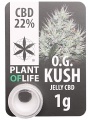 Plant of Life 22% CBD Hash (1 gram)