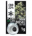 Hachís CBD 22% Plant of Life (1 gramo)