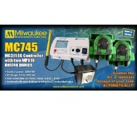 Controlador Dosificador de Nutrientes A+B Milwaukee MC745