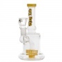 Bong Cristal Percolator Thug Life Yellow 16 cm.