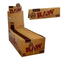 Caja completa Papel RAW Classic 70mm - Sencillo (50 Hojas)