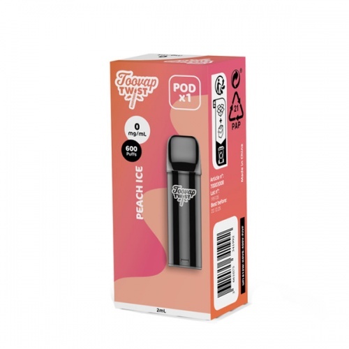 Recharge Peach Ice pour le vaporisateur Tvap Twist