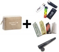 Pack trousse de toilette, briquet, papier et porte-cônes THGROW