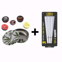 Blister 3 Cônes King Size et boîte Clic Clac 5 cm